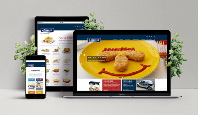 web corporativa maheso